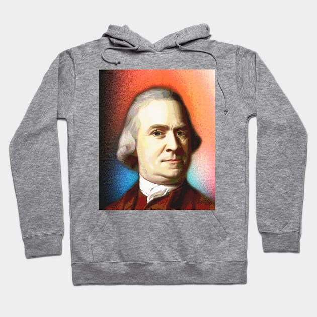 Samuel Adams Portrait | Samuel Adams Artwork 3 Hoodie by JustLit